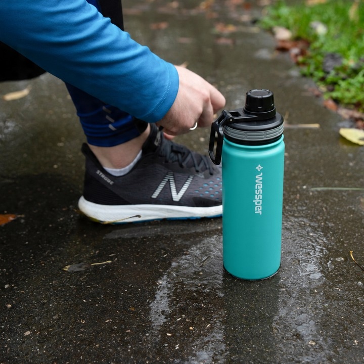 Butelka Termiczna Wessper Kubek Termiczny ze Słomką Stal Nierdzewna 500ml