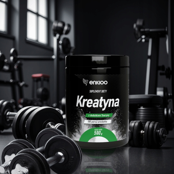 KREATYNA Monohydrat z dodatkiem TAURYNY 500g + Shaker