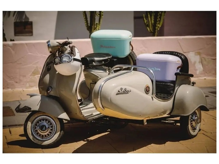 Lodówka turystyczna POLARBOX turkus + pudrowy 20L