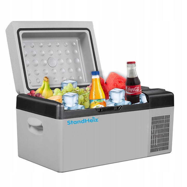 LODÓWKA TURYSTYCZNA PRZENOŚNA KOMPRESOROWA 20L KAMPER 12V24V 230V STANDHEIZ