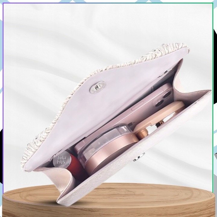 Torebka Kopertówka Błyszcząca Wizytowa Wieczorowa na ramię damska elegancka