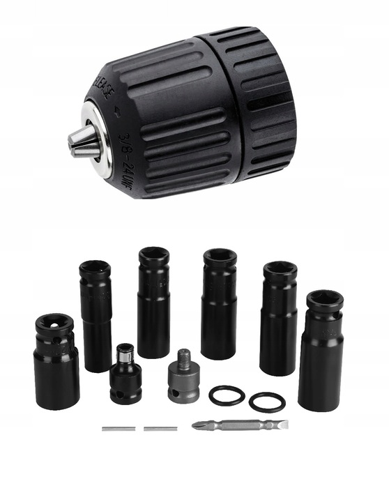 KLUCZ UDAROWY AKUMULATOROWY BEZSZCZOTKOWY do KÓŁ 20V 1/2'' 2xAKU NASADKI