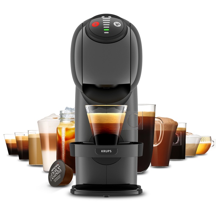 KRUPS EKSPRES CIŚNIENIOWY NESCAFE DOLCE GUSTO GENIO KP243B10 S antracyt