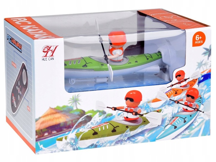 Podświetlany Kajak z Wioślarz Zdalnie Sterowana Przygoda na Wodzie