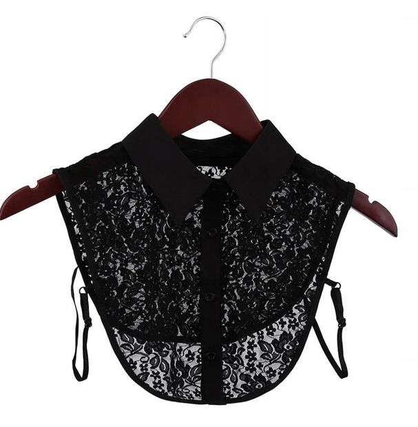 Fałszywa koszula kołnierz z zapięciem