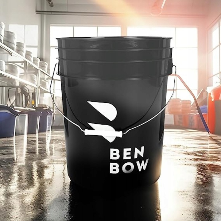 Wiadro CZARNE do mycia z separatorem WASH RINSE