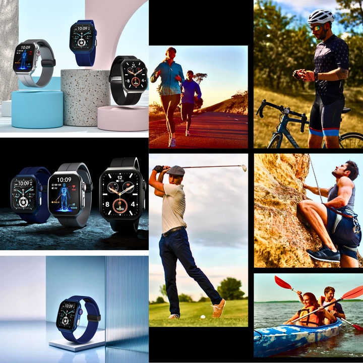 SMARTWATCH Z FUNKCJĄ POMIARU CUKRU GLUKOZA NX15 CIŚNIENIE MENU Polski WATCH