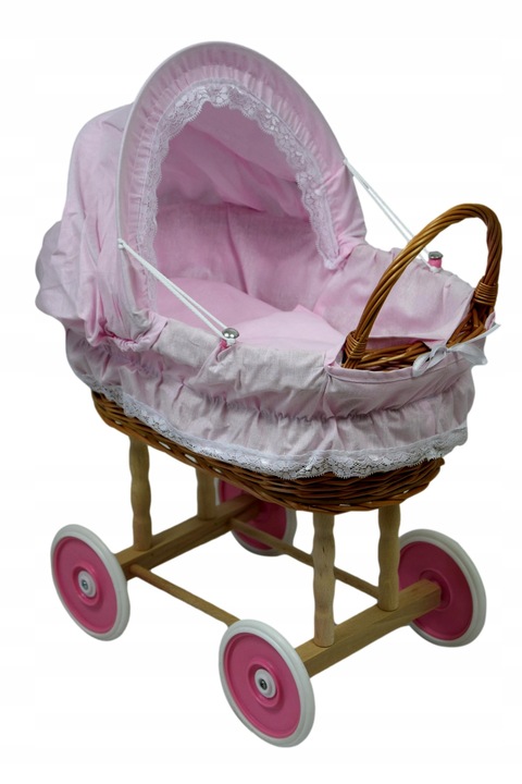 Wiklinowy wózek dla lalek wozek wózki 16 kolorów