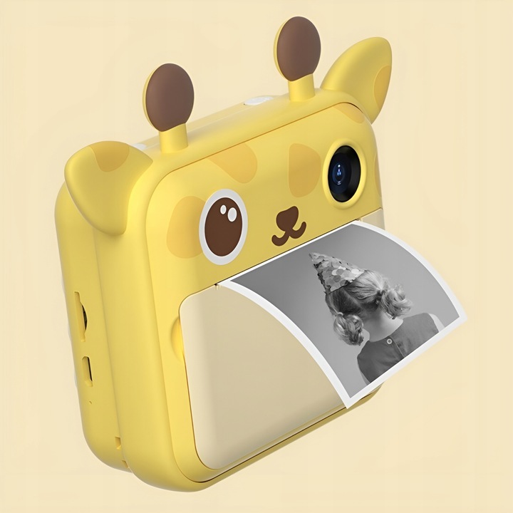 APARAT NATYCHMIASTOWY CYFROWY DLA DZIECI Z DRUKARKĄ KARTA 32GB + 2 ROLKI