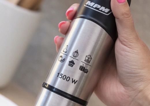 Blender ręczny MPM MBL-34 1500W Zestaw Regulacja prędkości