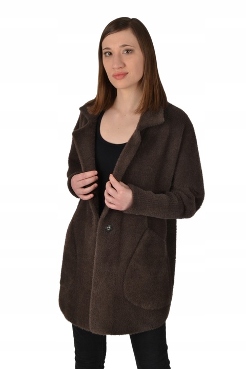 Płaszczyk ALPAKA oversize size plus DUŻY ROZMIAR