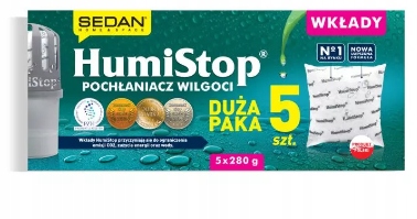 Wkłady do Pochłaniacza wilgoci 5 sztuk SEDAN PZH