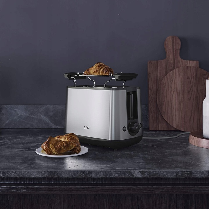 Toster AEG T3-1-3ST srebrny/szary 800 W