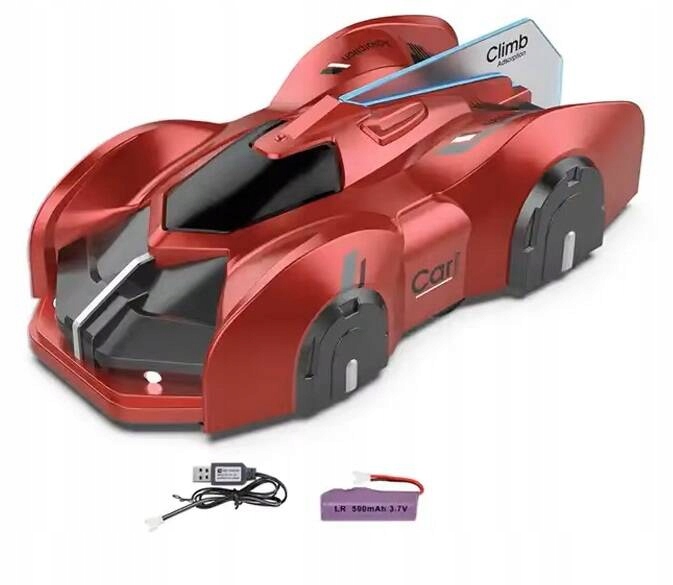 Samochód Auto Zdalnie Sterowane JEŻDŻĄCY po Scianach Suficie Spiderman 360