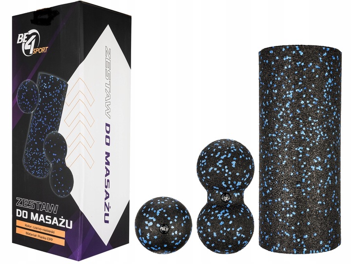 ZESTAW ROLLERÓW DO MASAŻU EPP 3W1 GRATIS GUMA OPOROWA POWER BAND OPÓR 2-7kg