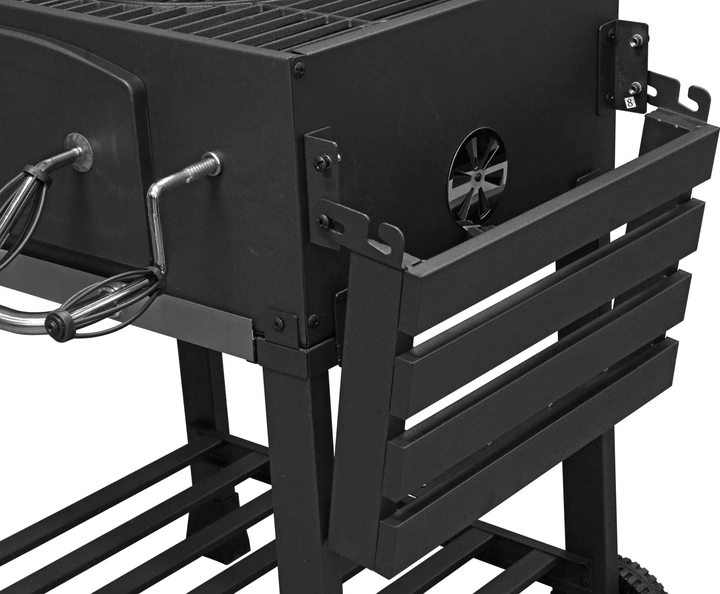 Grill Węglowy Activa Mastercook Angular Ruszt Żeliwny 57,5 x 42,0 cm