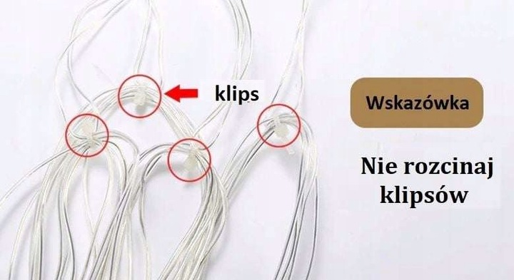 LAMPKI CHOINKOWE ŚWIĘTA GIRLANDA CHOINKI RENIFER DZWONKI LED CIEPŁE 2.5m