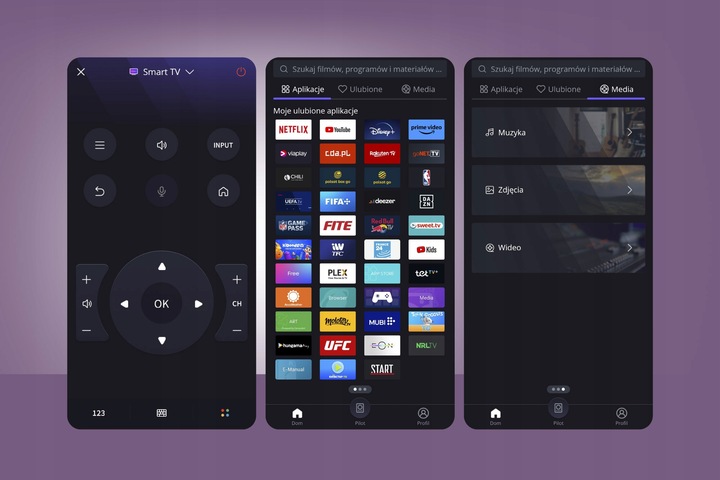 Telewizor 24'' Kruger&Matz HD SMART TV VIDAA 3xHDMI 2xUSB DVB-T2 H.265 HEVC
