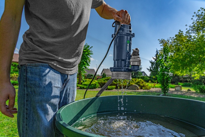 POMPA DO WODY CZYSTEJ BRUDNEJ ŚCIEKÓW SZAMBA Z SITKIEM ZANURZENIOWA 1"