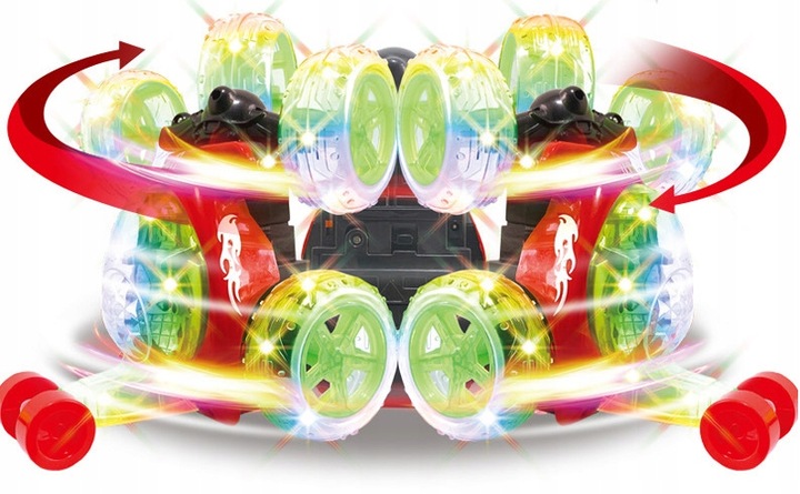 Samochód TWISTER Zdalnie Sterowany AKROBATA 360 Tańczący AUTO Kaskader