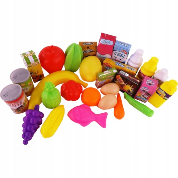 Duży wózek koszyk na zakupy akcesoria 28 el. 09R