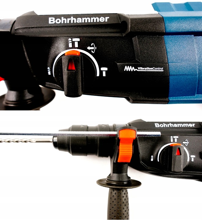 MŁOTOWIERTARKA 2800W SDS+ 2xGŁOWICA 16WIERTEŁ