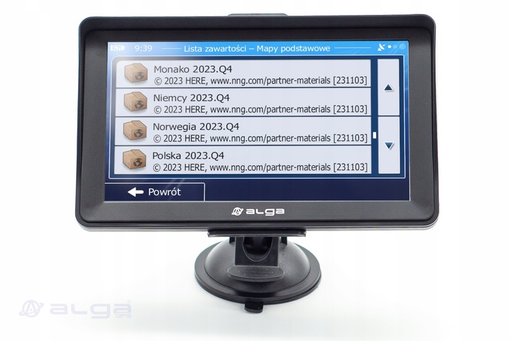 Nawigacja GPS ALGA A7A android 16GB. iGO Primo + NEXTgen PAL TiR /ADR/ TMC