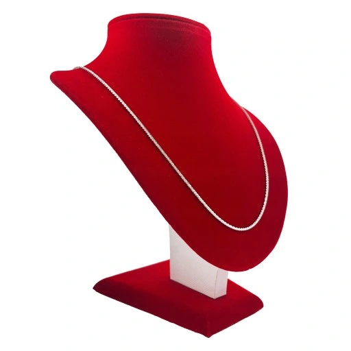 PIĘKNY SREBRNY NASZYJNIK ŁAŃCUSZEK DAMSKI 925 / LŚNIĄCY / SOLIDNY PREZENT