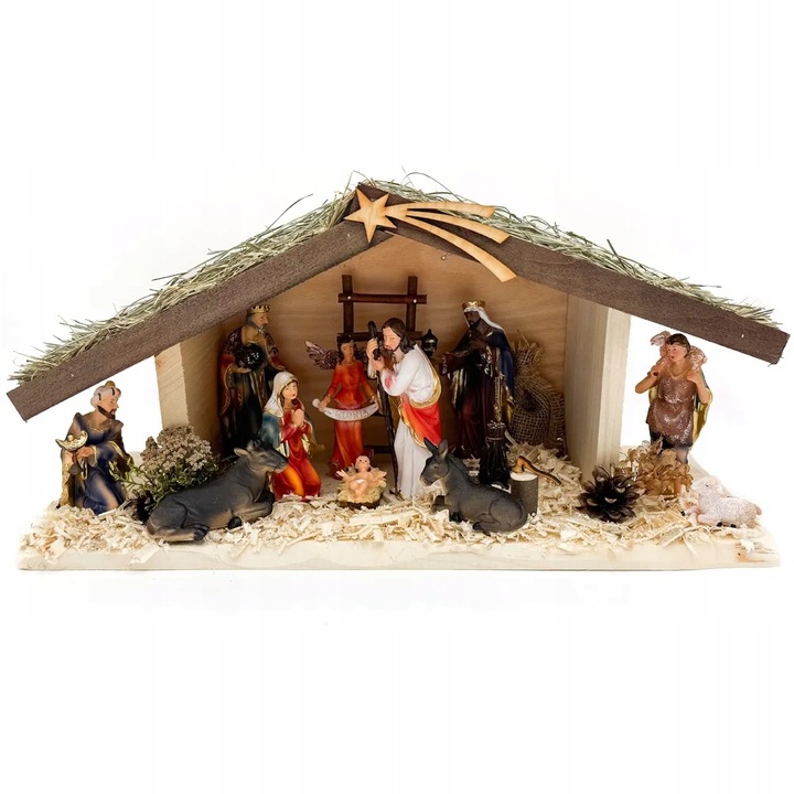 FIGURY DO SZOPKI ŻŁOBKA 15 CM ŻYWICA 11 FIGUR BOŻE NARODZENIE