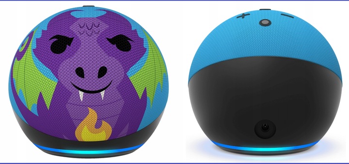 Głośnik przenośny Amazon Echo Dot 5 Kids Smok