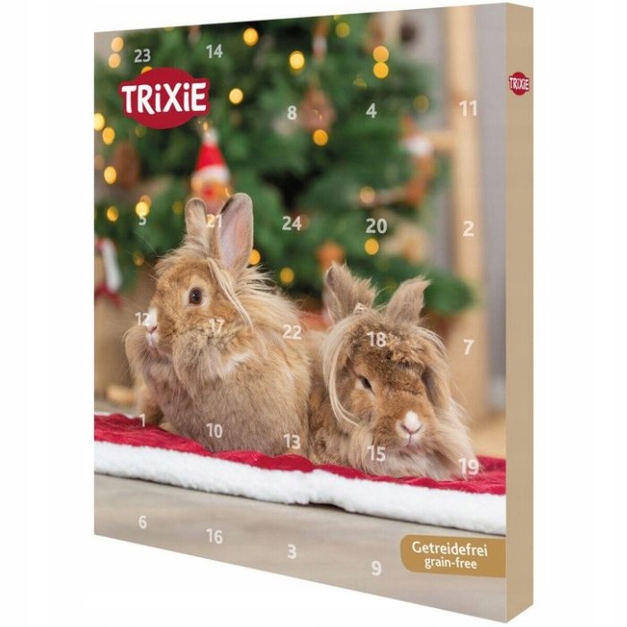 TRIXIE Kalendarz Adwentowy świąteczny prezent przysmaki królika kawii