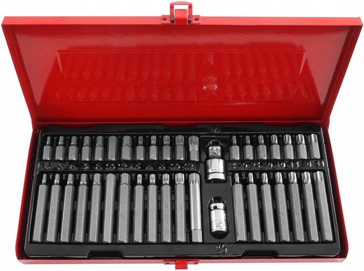 ZESTAW BITÓW KOŃCÓWKI BITY KLUCZE KOŃCÓWKI KLUCZ IMBUS HEX TORX SPLINE 40el