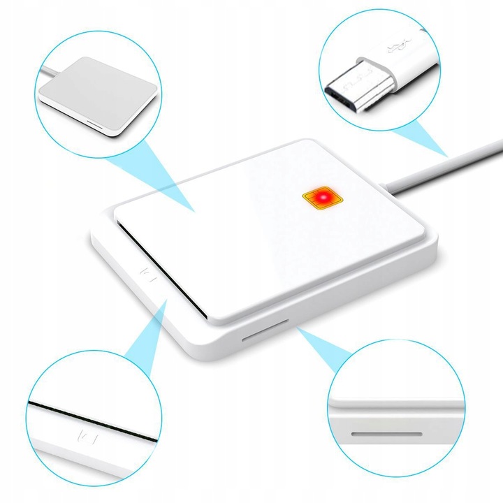 Czytnik karty kierowcy micro-USB telefon z PROGRAM