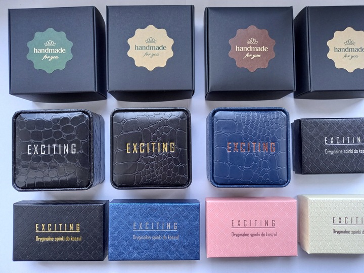 Srebrne spinki do mankietów Exciting z Perłą