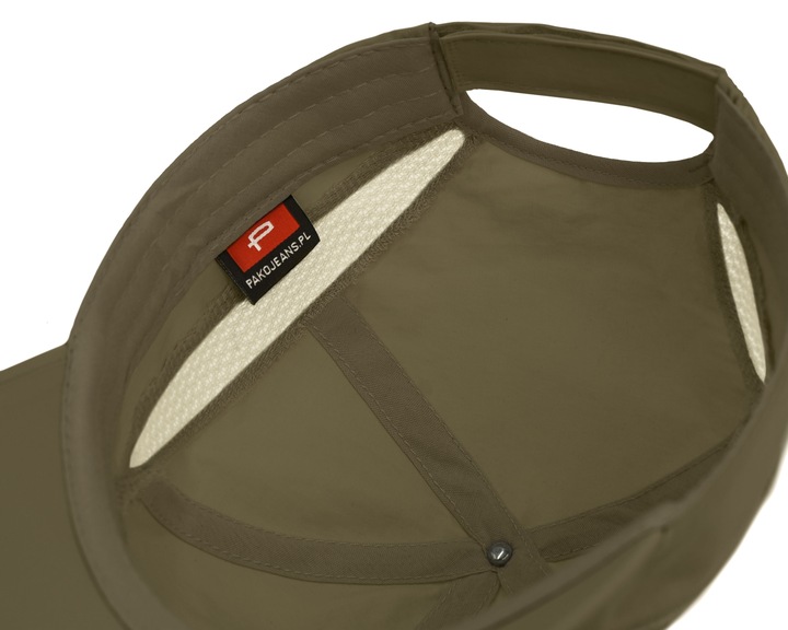CZAPKA z Daszkiem Przewiewna Bejsbolówka z Siatką ZIELONA KHAKI Pako Jeans