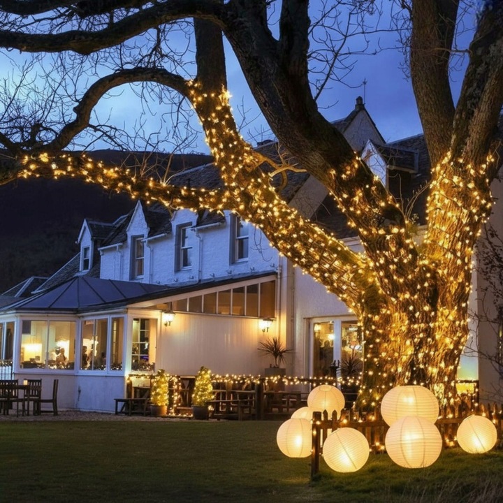 LAMPKI NA CHOINKĘ choinkowe 500 LED zewnętrzne wewnętrzne z funkcjami 40M