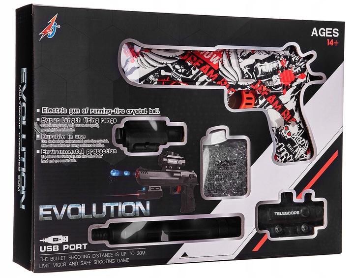 EAGLE KARABIN PISTOLET MP AUTOMAT NA KULKI ŻELOWE_