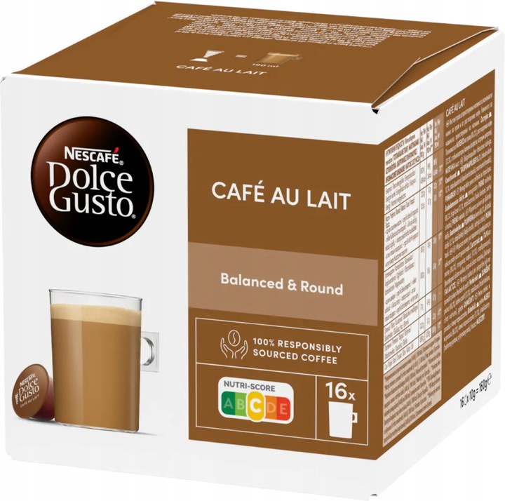Kapsułki Nescafe Dolce Gusto Cafe Au Lait 16 szt