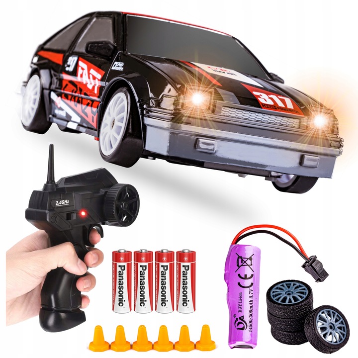 Samochód DRIFT Sterowany na PILOT Auto DRIFTING do DRIFTU Zdalnie Sterowane