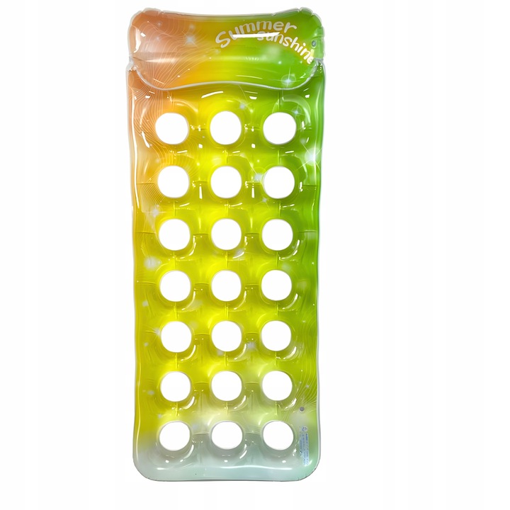 MATERAC do pływania dmuchany duży LEŻAK WODNY HAMAK na basen plażę wode