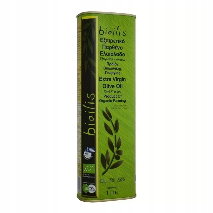 BIO Oliwa z oliwek extra virgin GRECJA puszka 1 l Bioilis
