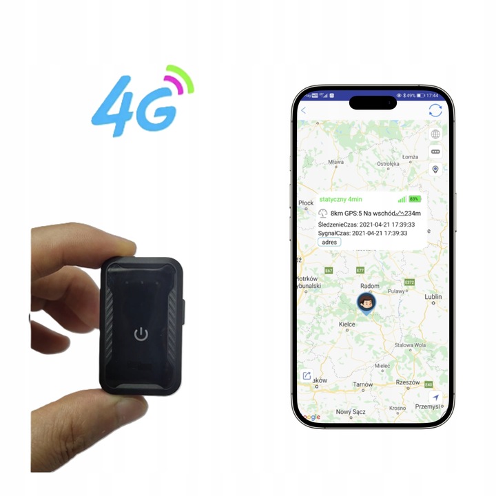 LOKALIZATOR GPS MINI DO POJAZDÓW ROWERU AUTA BEZ ABONAMENTU TRACKER