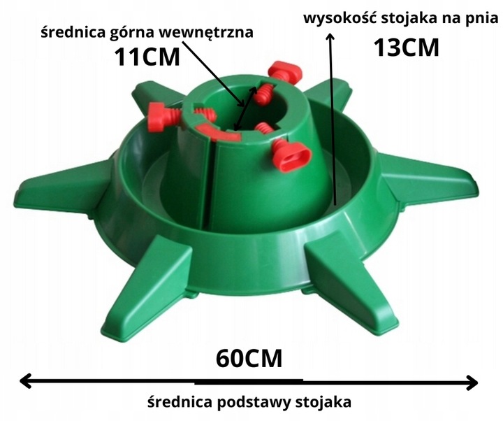 STOJAK PODSTAWKA POD CHOINKĘ 60CM