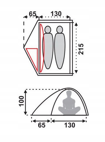 FJORD NANSEN Namiot 2-osobowy Lima II