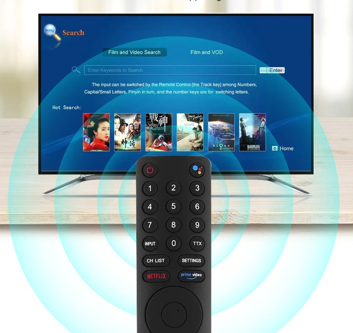 PILOT DO TV SMART BLUETOOTH NETFLIX UNIWERSALNY XIAOMI TELEWIZORA XMRM-010