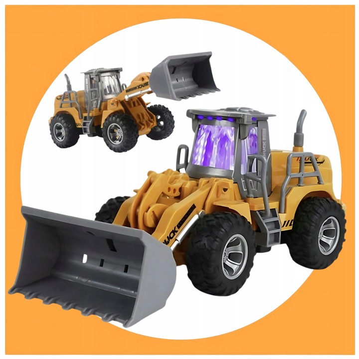 ZABAWKA DLA DZIECI BULDOŻER SPYCHACZ KOPARKA STEROWANA NA PILOT |WIEK 3+|