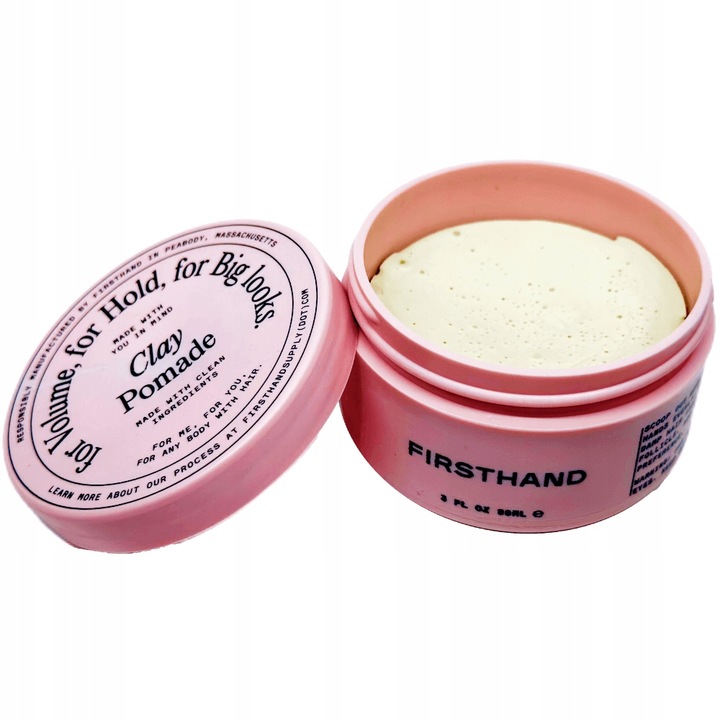 MOCNA i MATOWA Glinka Pomada do włosów Firsthand CLAY POMADE Pasta 88ml