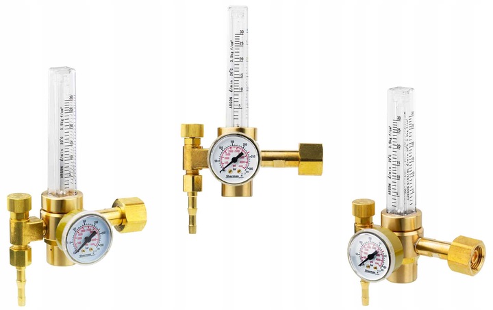 REDUKTOR BUTLOWY z rotametrem SHERMAN RBR Ar/CO2 ARGON CO2 MIX MIG MAG TIG