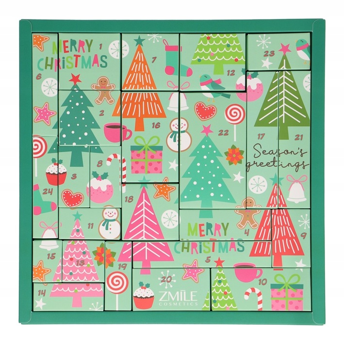 Zmile Advent Calendar Kalendarz Adwentowy Z Kosmetykami Puzle Pinetrees