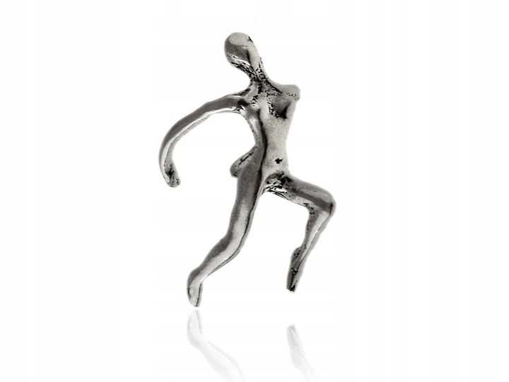 Kolczyk nausznica srebrna kobieta kn100 - 1g.